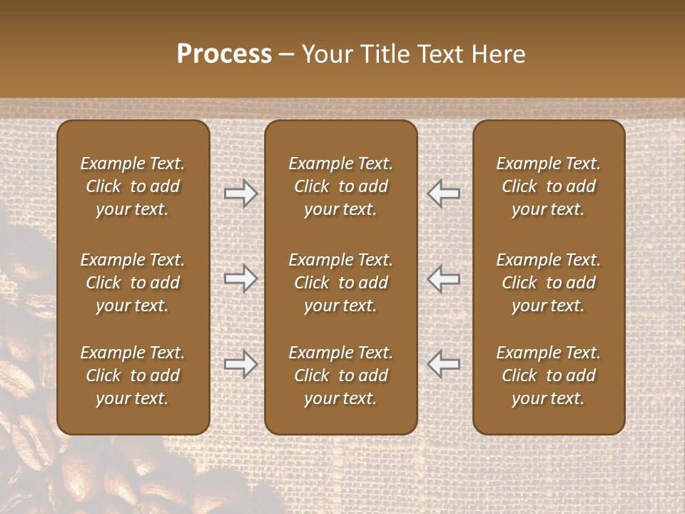 Space Bean Frame PowerPoint Template