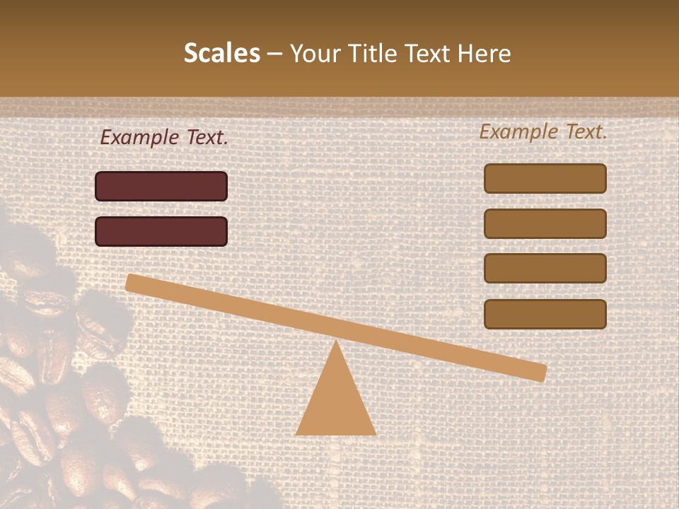 Space Bean Frame PowerPoint Template