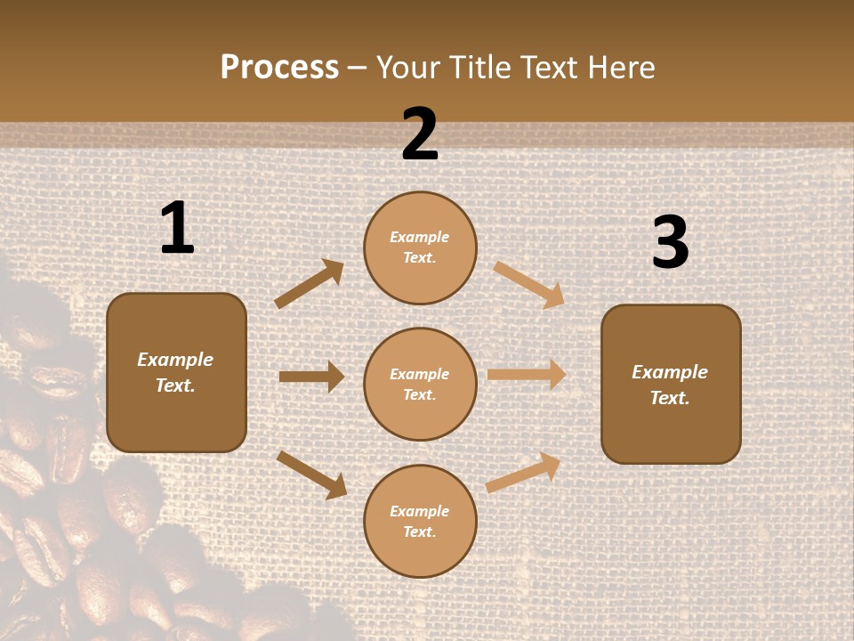 Space Bean Frame PowerPoint Template