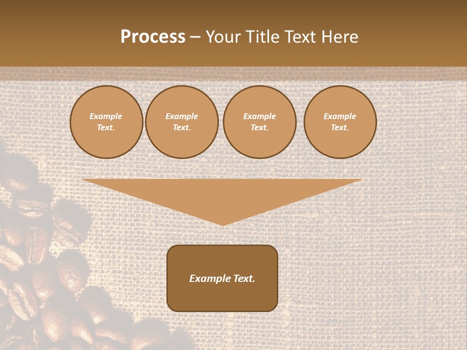 Space Bean Frame PowerPoint Template