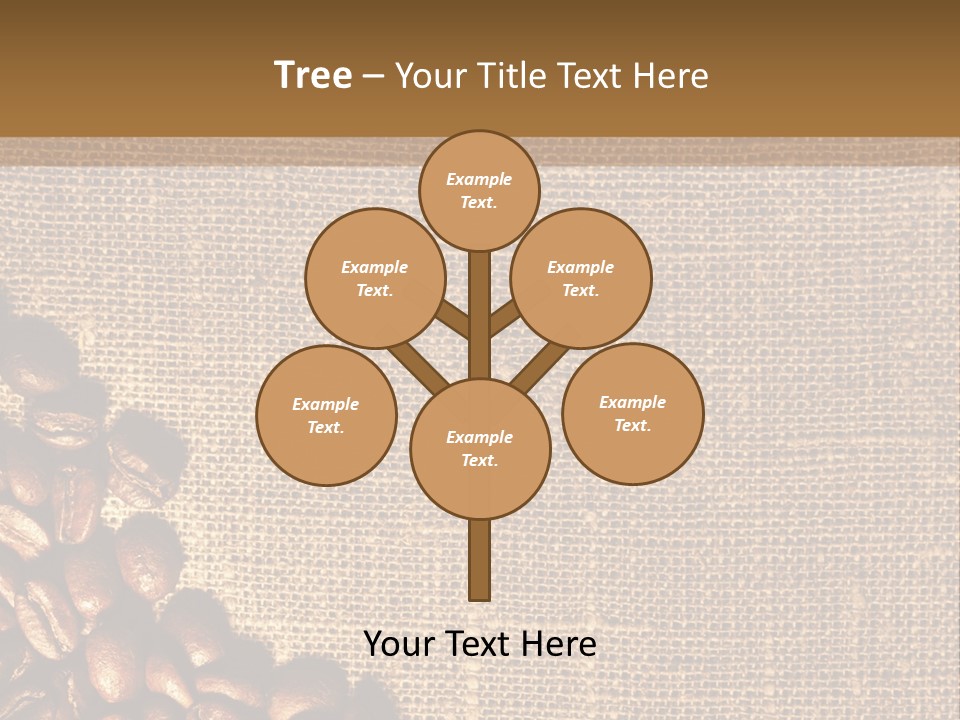 Space Bean Frame PowerPoint Template