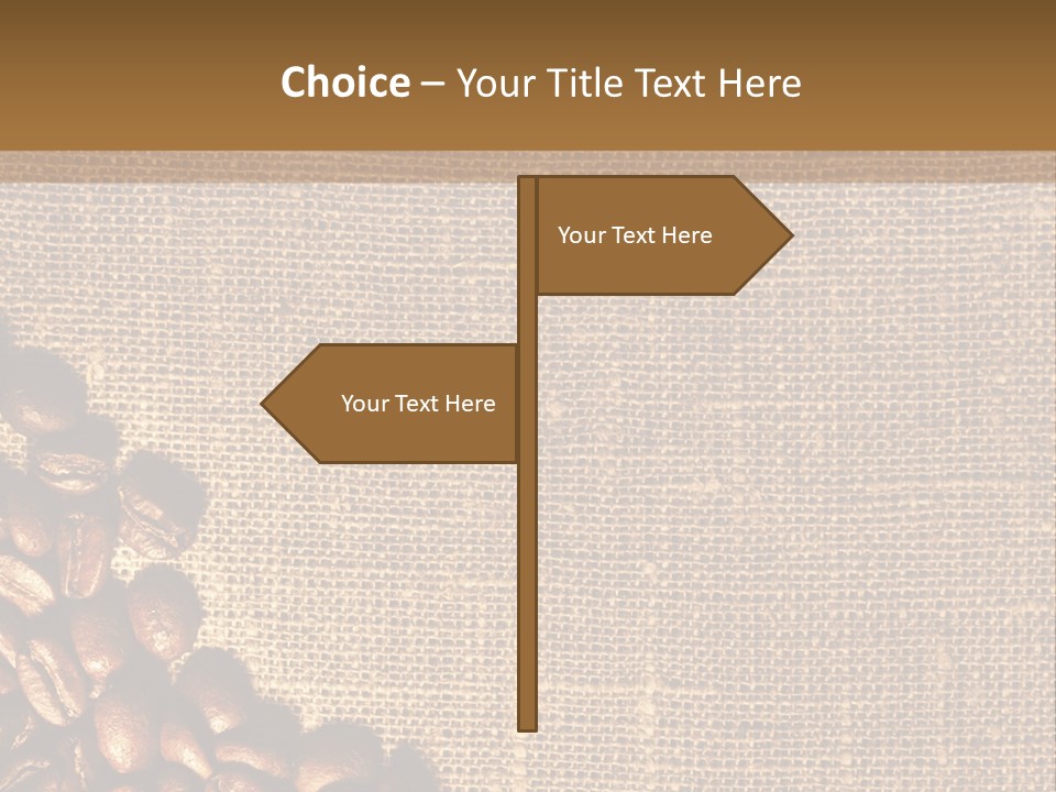 Space Bean Frame PowerPoint Template