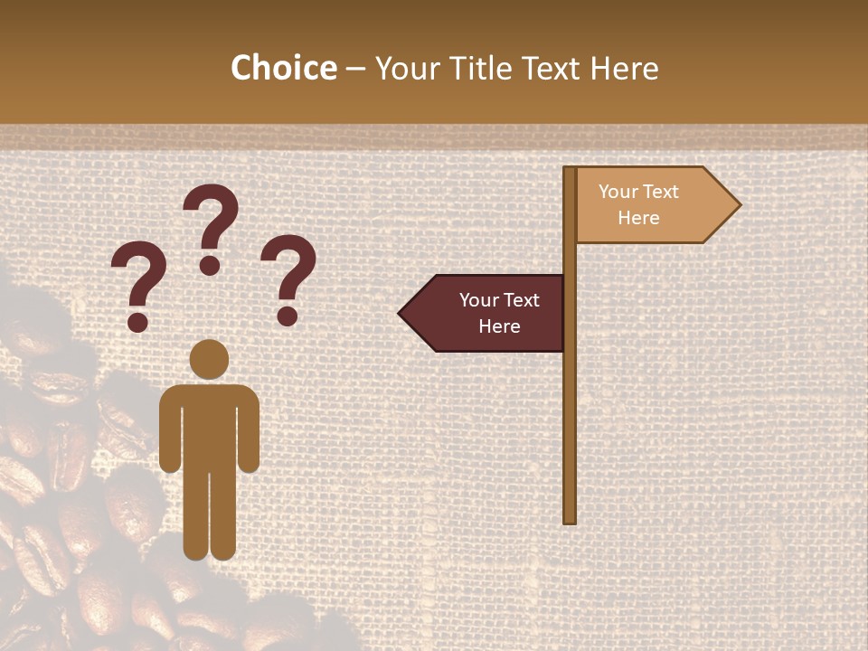 Space Bean Frame PowerPoint Template
