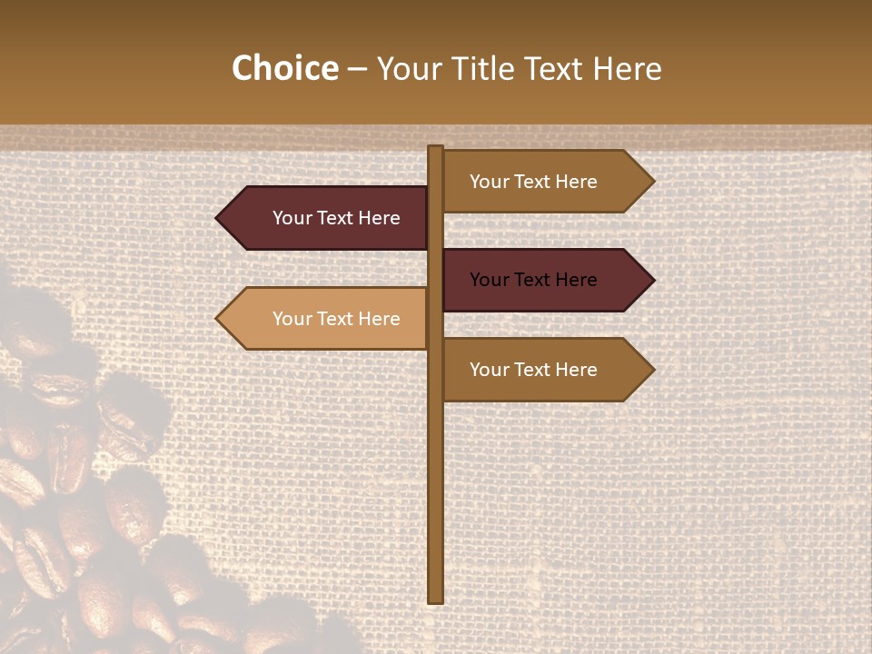 Space Bean Frame PowerPoint Template