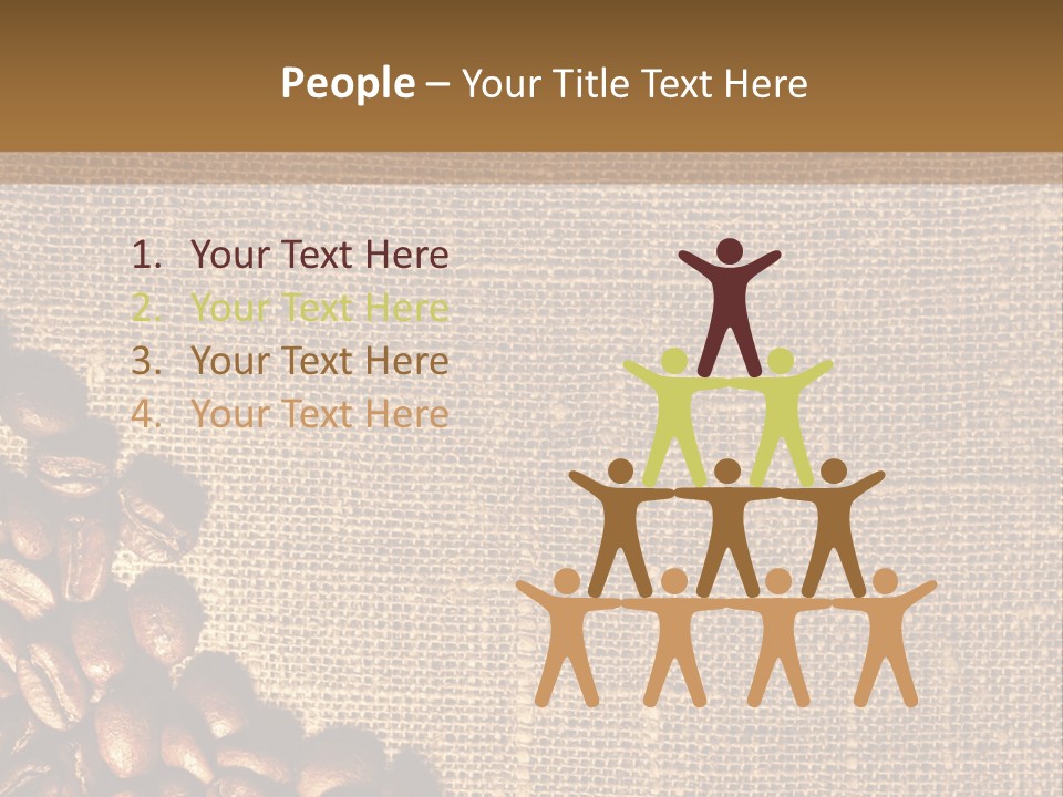 Space Bean Frame PowerPoint Template