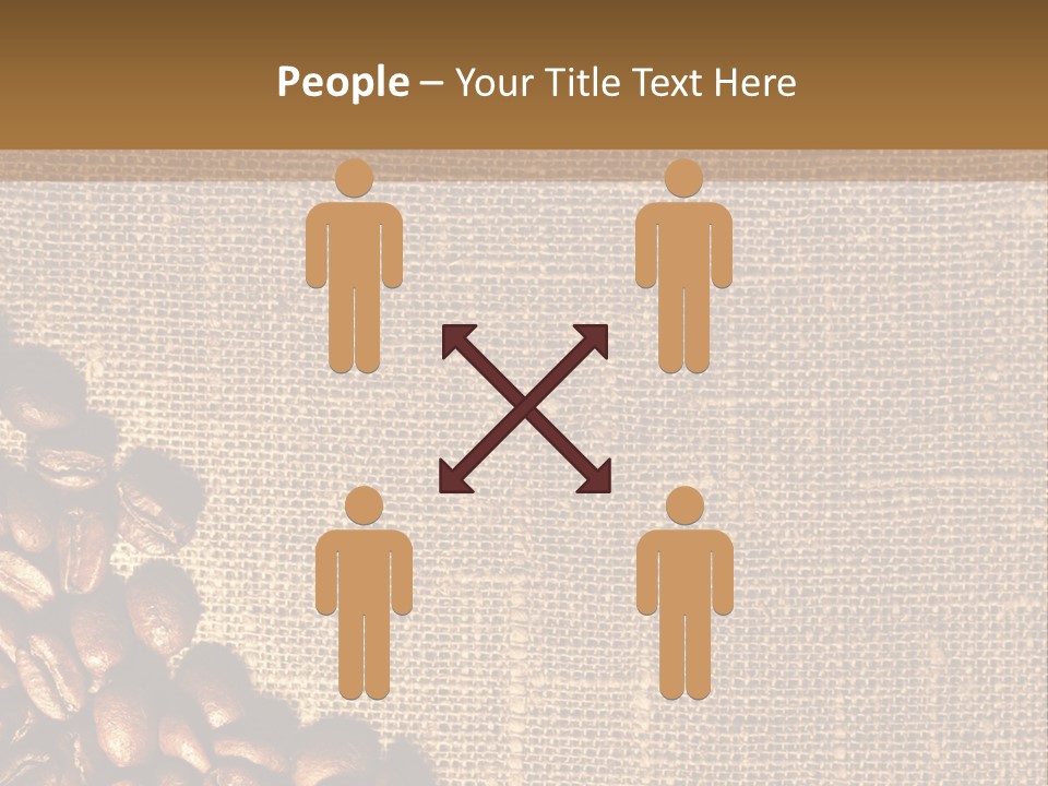 Space Bean Frame PowerPoint Template