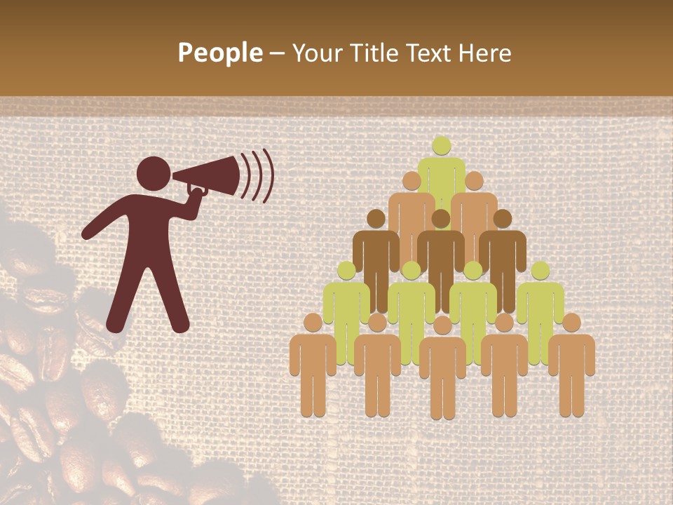 Space Bean Frame PowerPoint Template