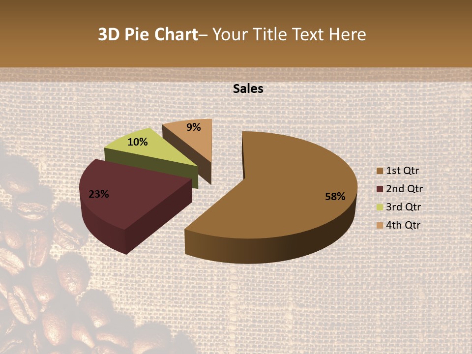 Space Bean Frame PowerPoint Template