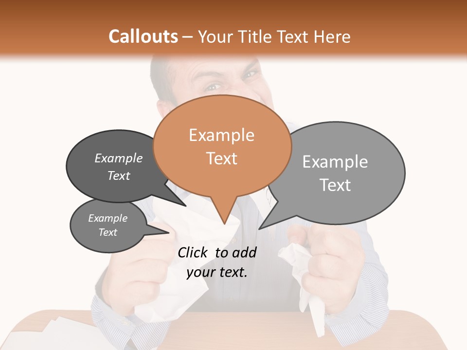 Emotion Pellet Background PowerPoint Template