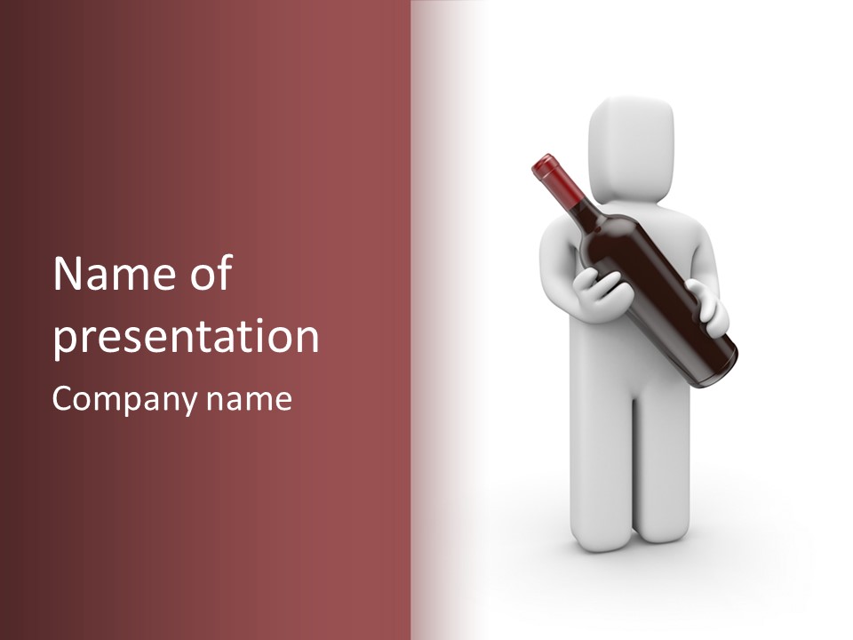 Seal Cut Character PowerPoint Template