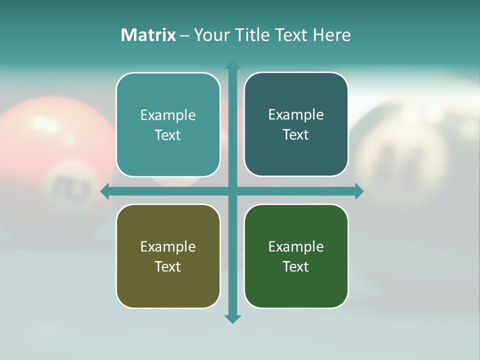 Indoor Flat Green PowerPoint Template