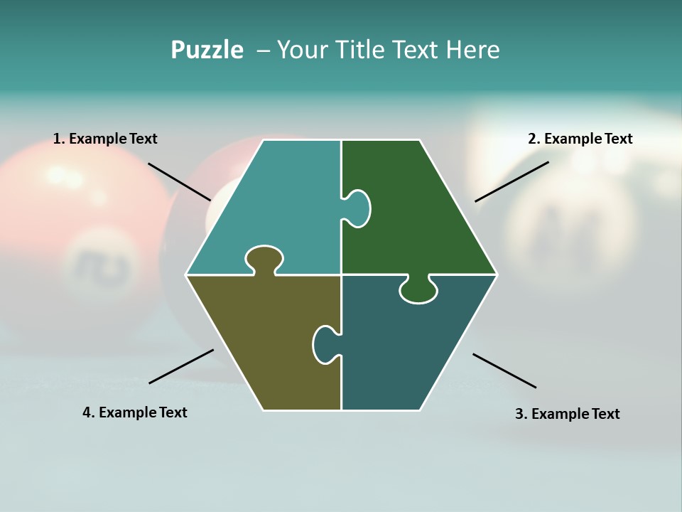 Indoor Flat Green PowerPoint Template