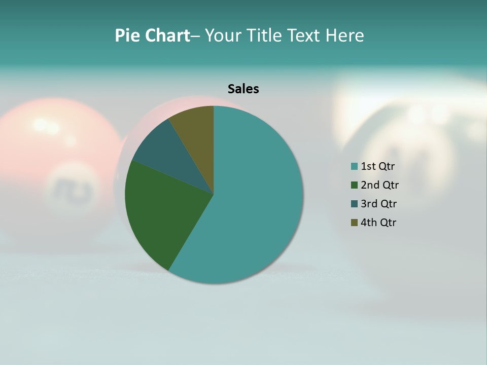 Indoor Flat Green PowerPoint Template