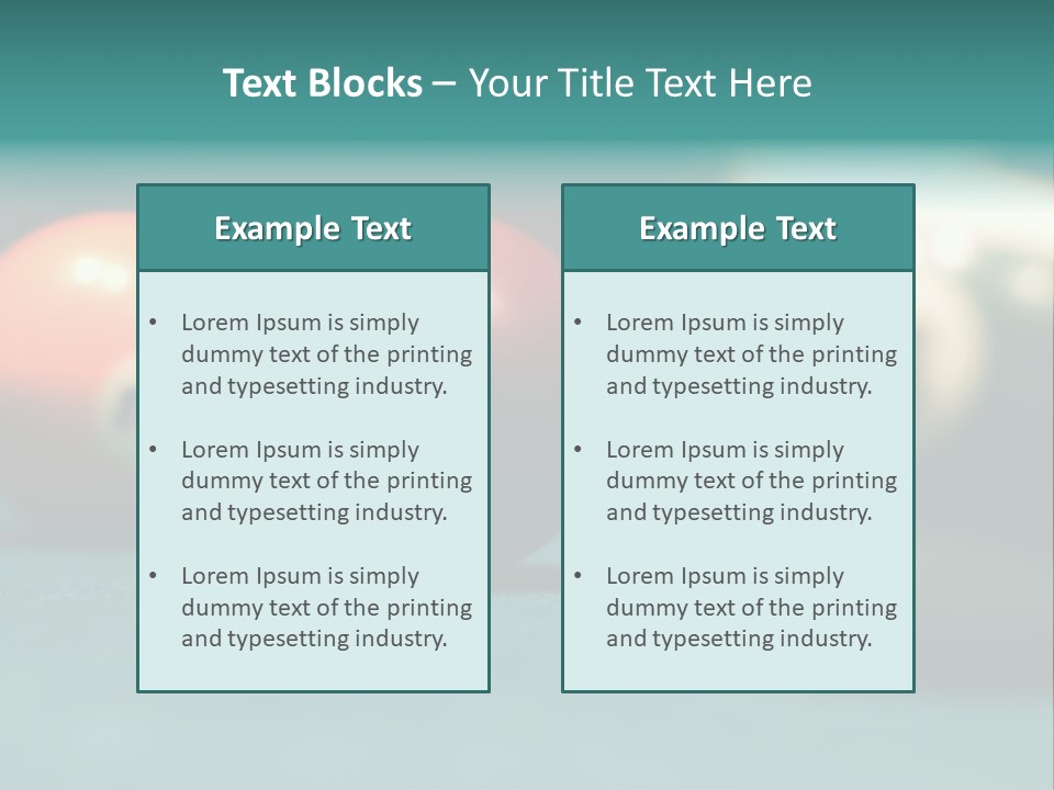 Indoor Flat Green PowerPoint Template