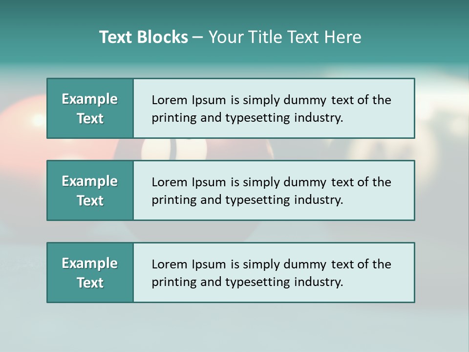 Indoor Flat Green PowerPoint Template