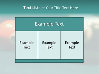 Indoor Flat Green PowerPoint Template
