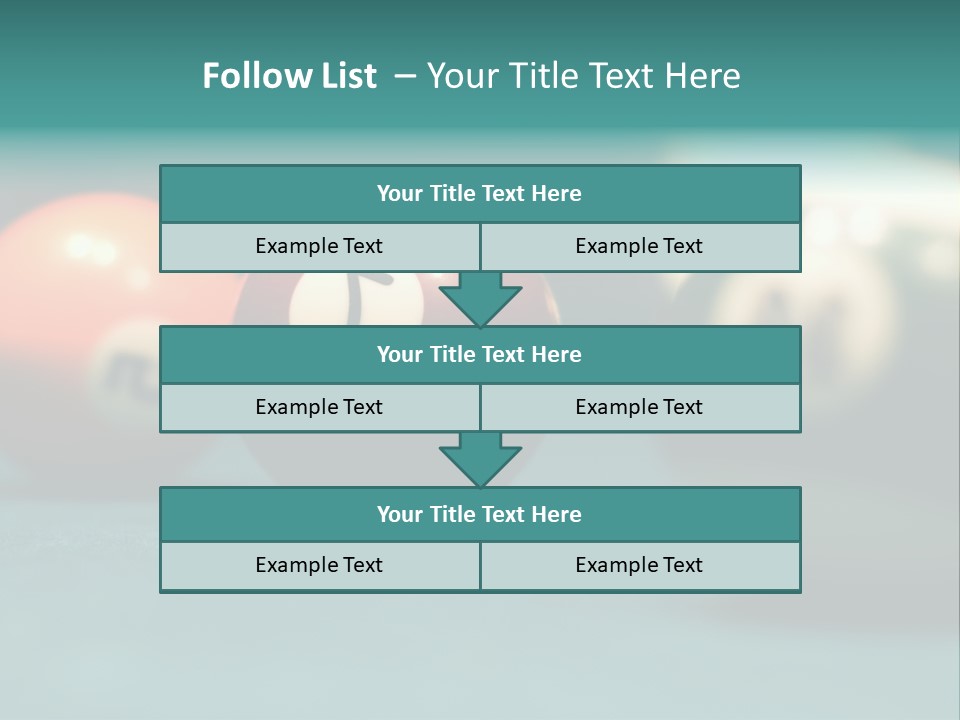 Indoor Flat Green PowerPoint Template