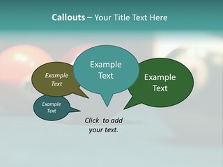 Indoor Flat Green PowerPoint Template