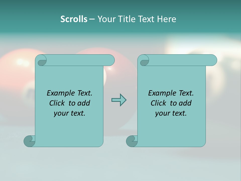 Indoor Flat Green PowerPoint Template
