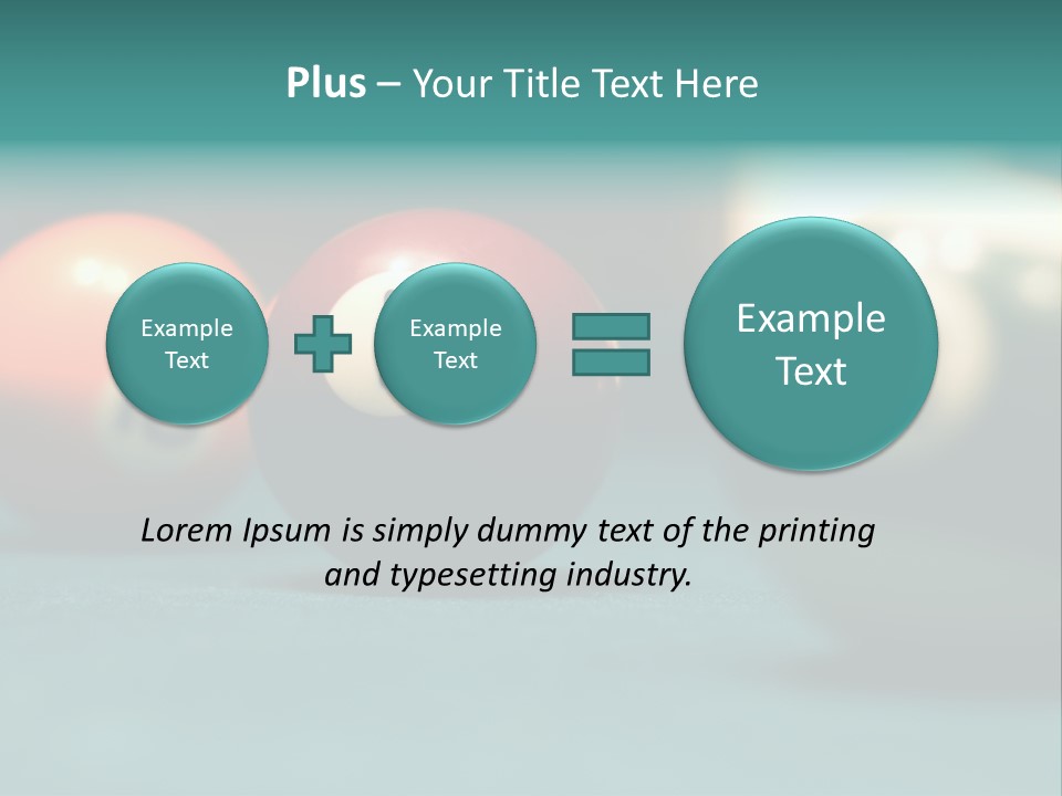 Indoor Flat Green PowerPoint Template