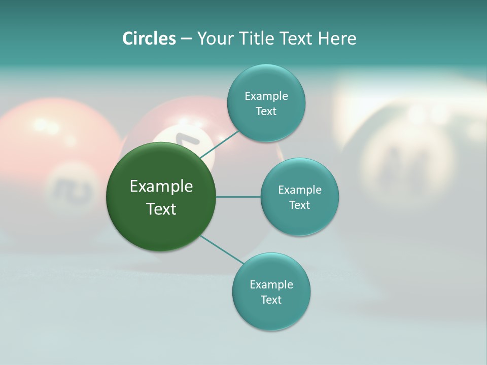 Indoor Flat Green PowerPoint Template