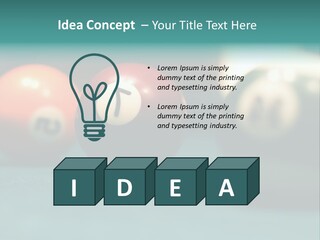 Indoor Flat Green PowerPoint Template