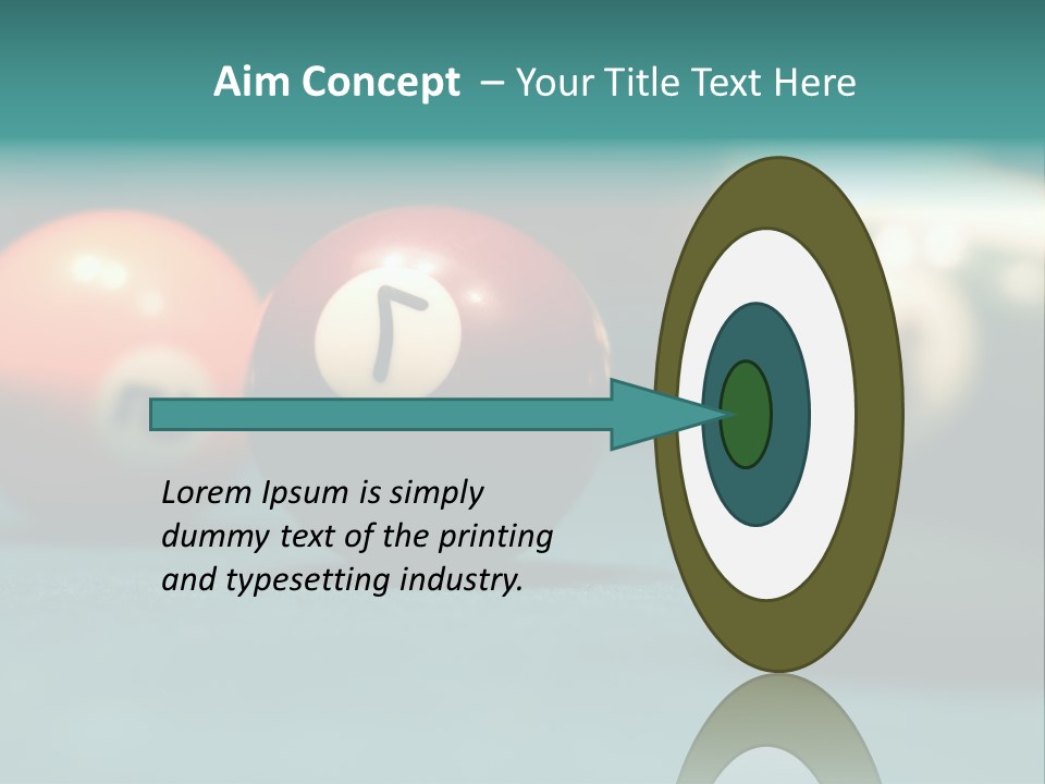Indoor Flat Green PowerPoint Template