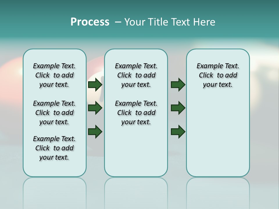Indoor Flat Green PowerPoint Template