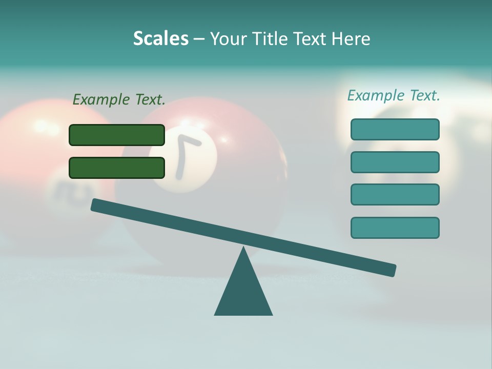 Indoor Flat Green PowerPoint Template