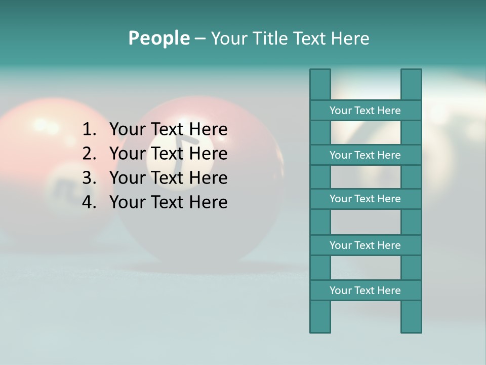Indoor Flat Green PowerPoint Template