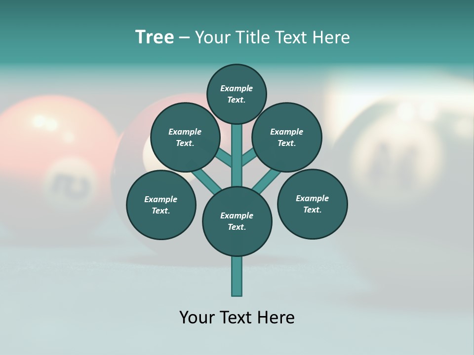 Indoor Flat Green PowerPoint Template