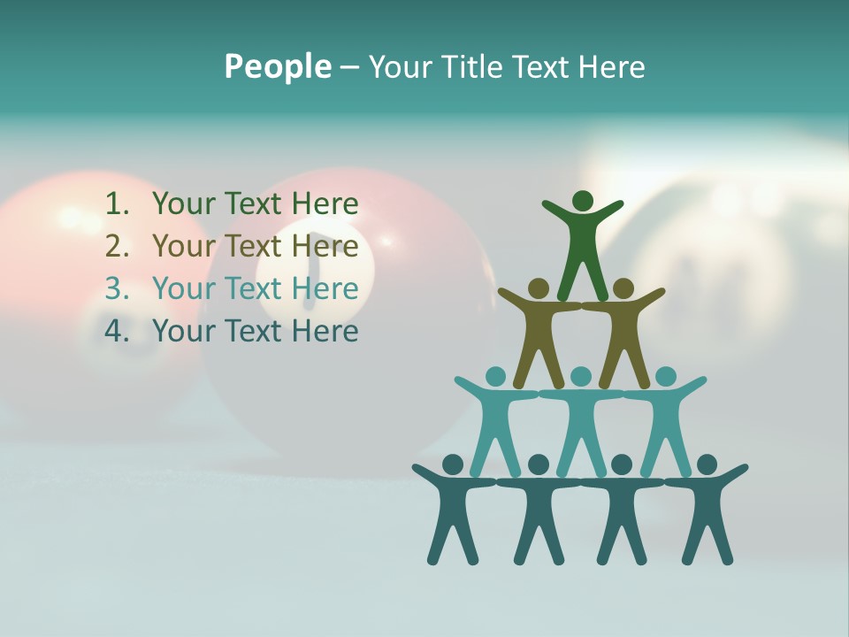 Indoor Flat Green PowerPoint Template