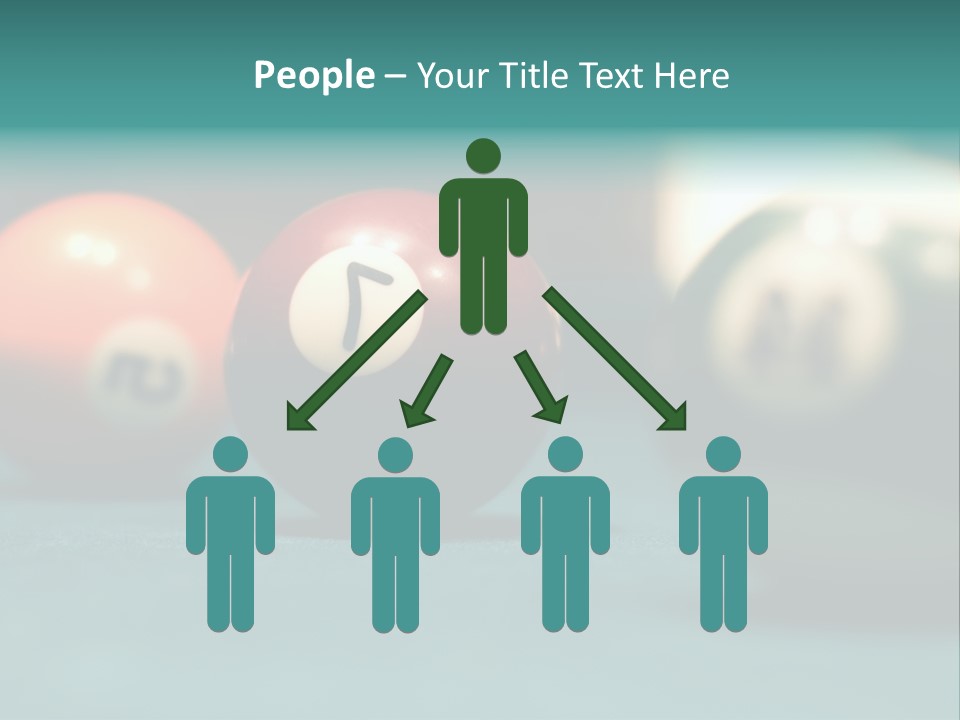 Indoor Flat Green PowerPoint Template