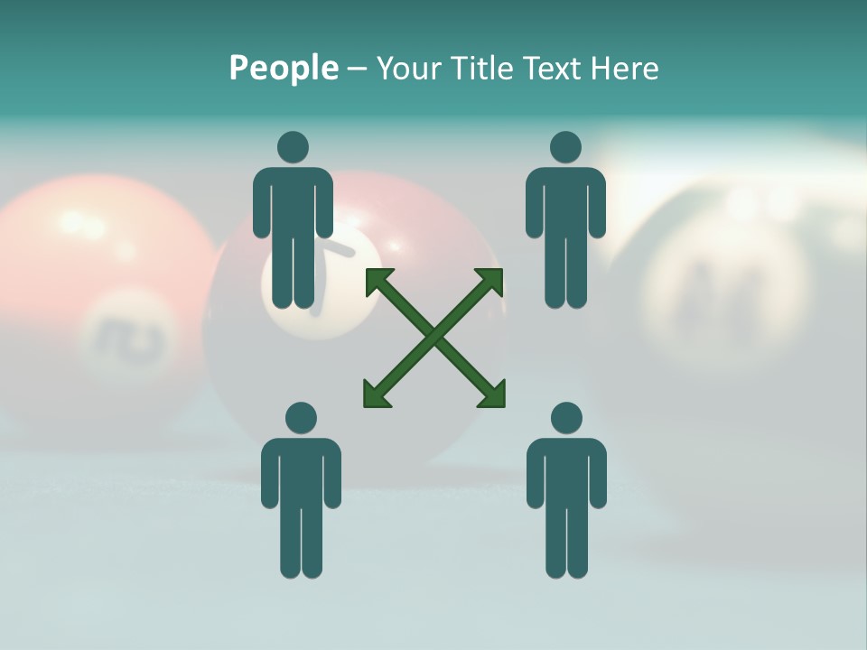 Indoor Flat Green PowerPoint Template