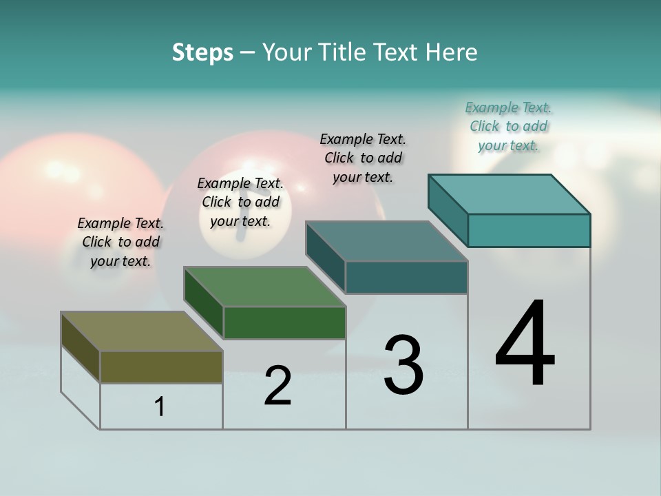 Indoor Flat Green PowerPoint Template