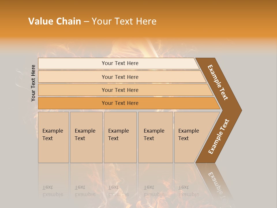 Young Glowing Posing PowerPoint Template