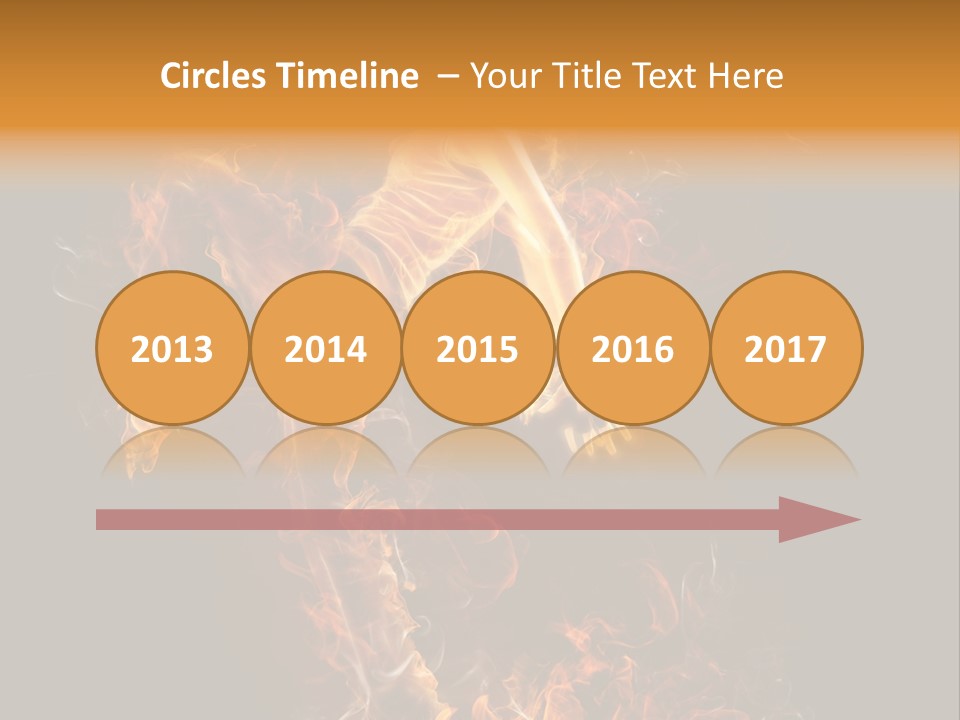 Young Glowing Posing PowerPoint Template