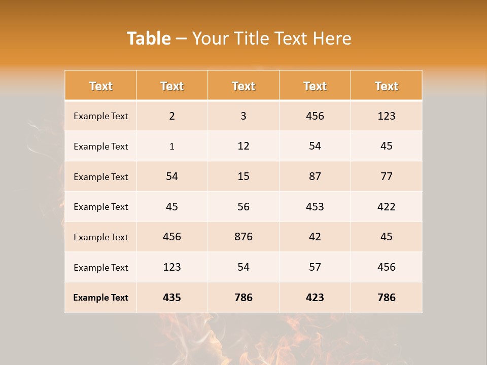 Young Glowing Posing PowerPoint Template
