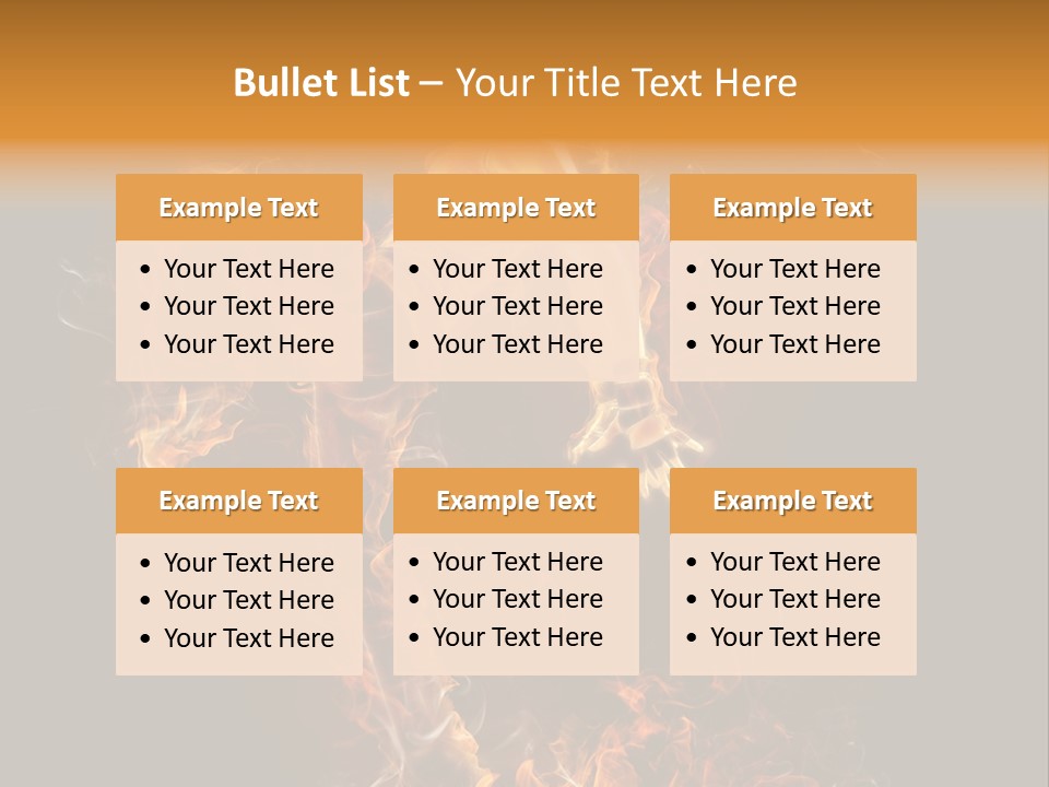 Young Glowing Posing PowerPoint Template