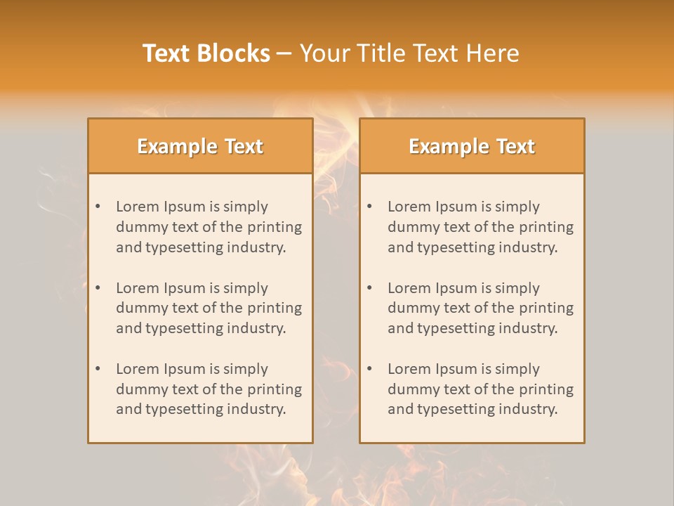 Young Glowing Posing PowerPoint Template