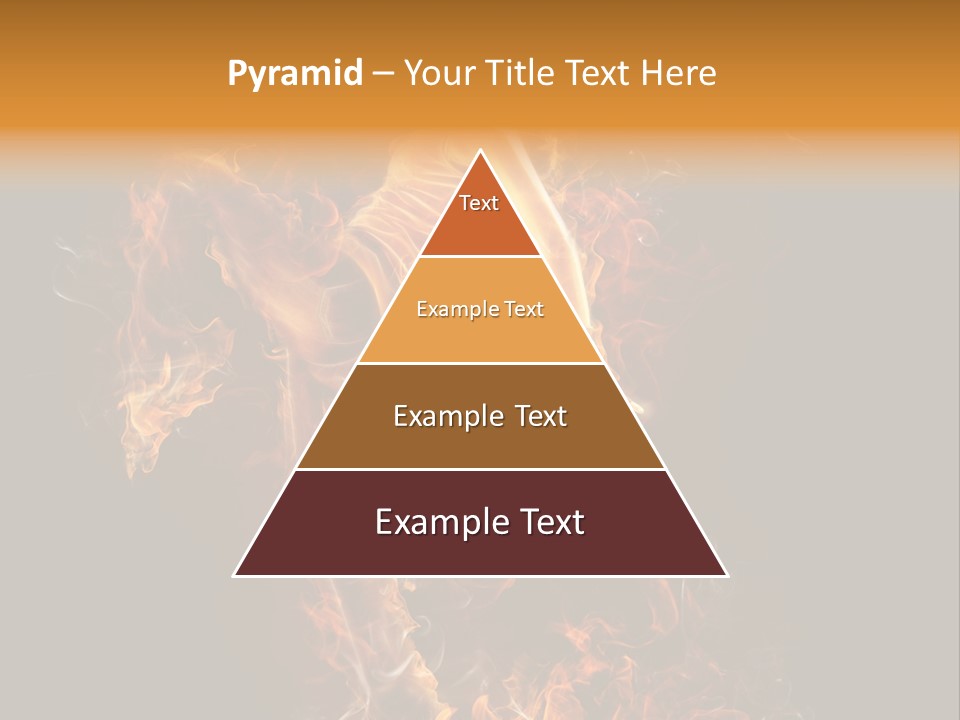 Young Glowing Posing PowerPoint Template