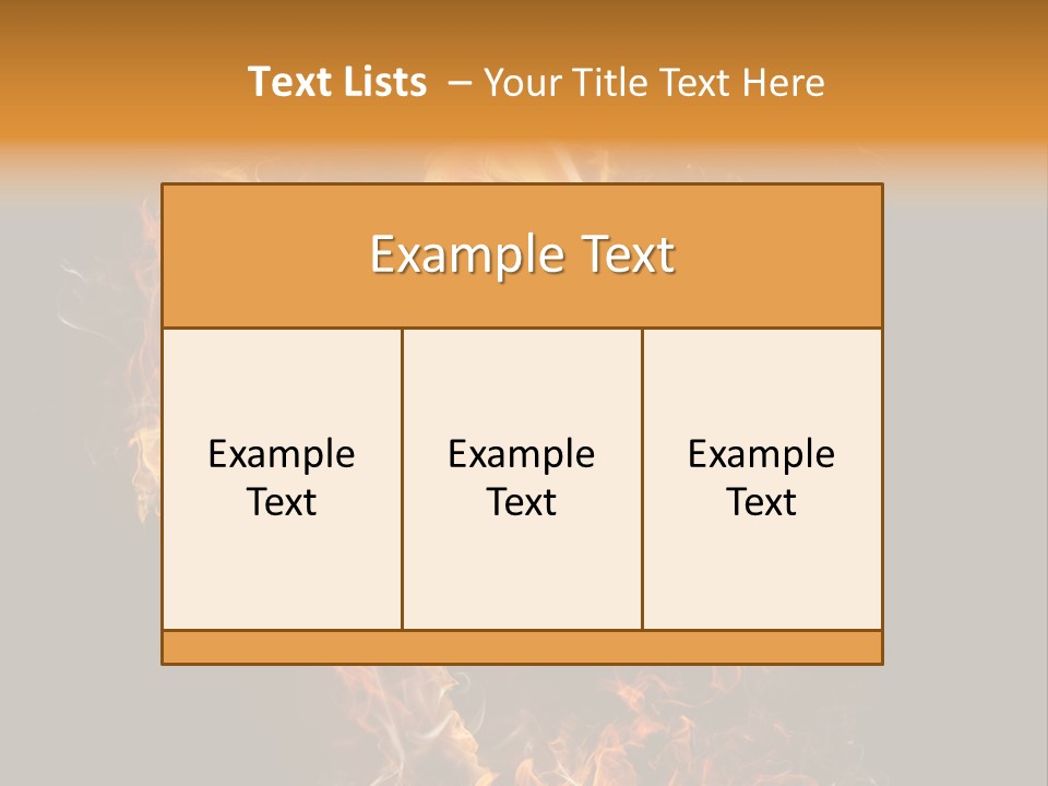 Young Glowing Posing PowerPoint Template