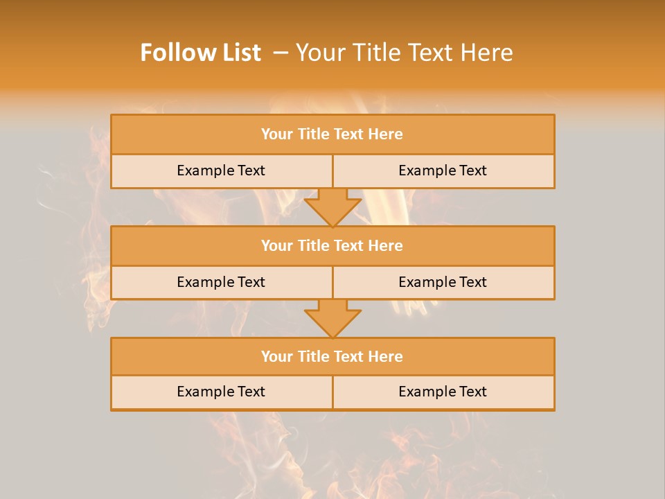 Young Glowing Posing PowerPoint Template