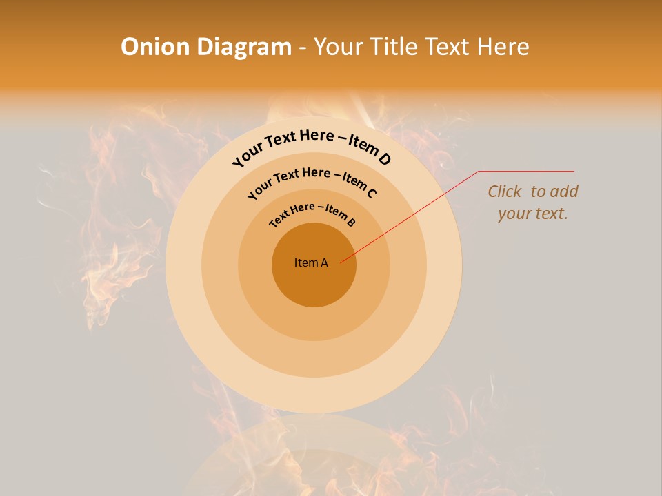 Young Glowing Posing PowerPoint Template