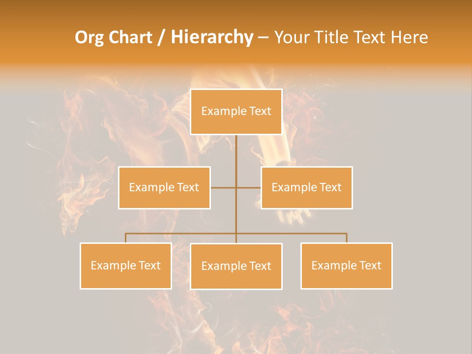 Young Glowing Posing PowerPoint Template