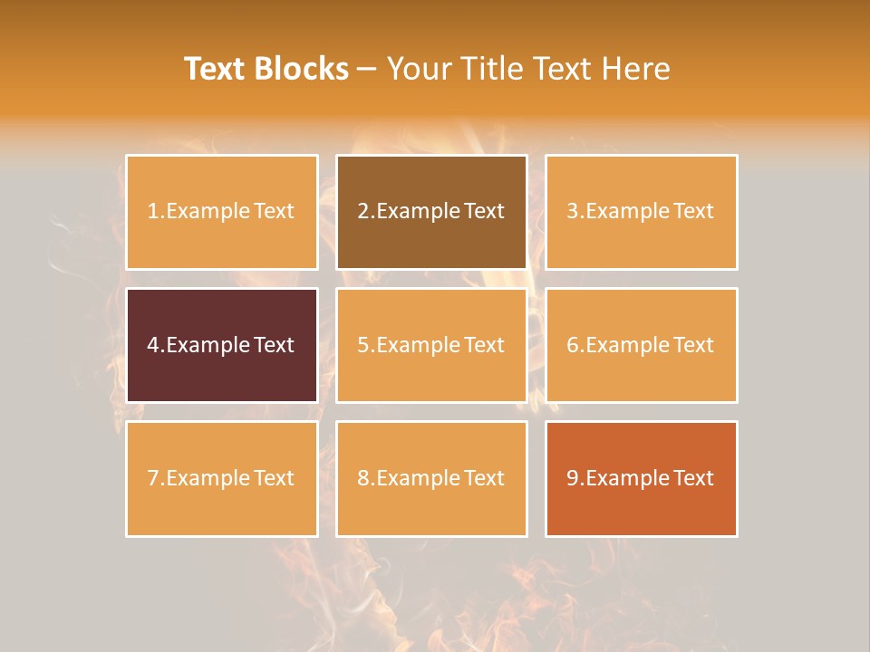 Young Glowing Posing PowerPoint Template