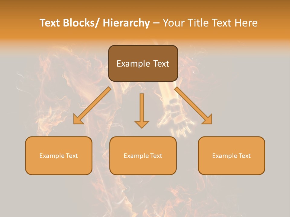 Young Glowing Posing PowerPoint Template