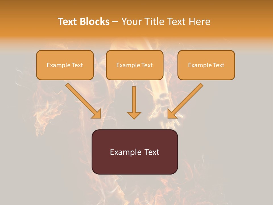 Young Glowing Posing PowerPoint Template