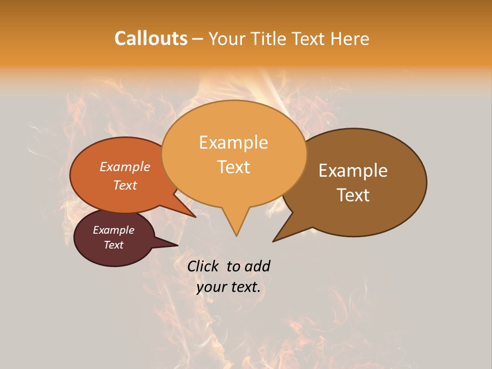 Young Glowing Posing PowerPoint Template