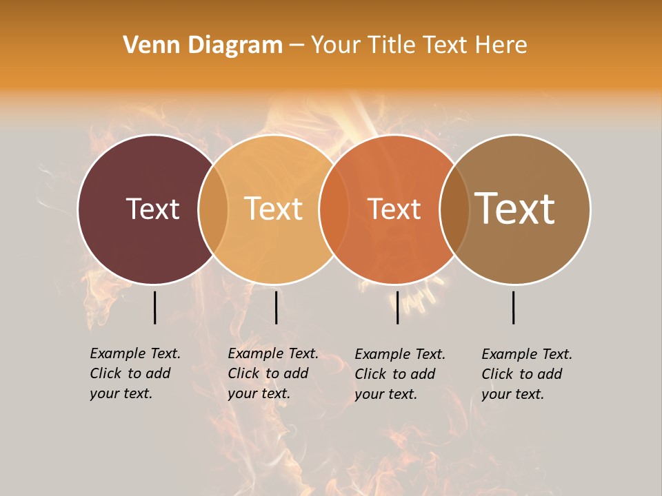 Young Glowing Posing PowerPoint Template